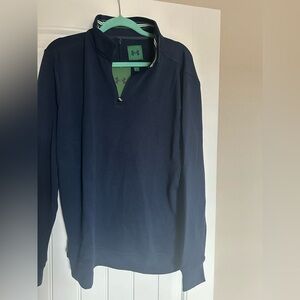 Under Armour Men's Dark Navy Quarter-Zip Pullover - NWT